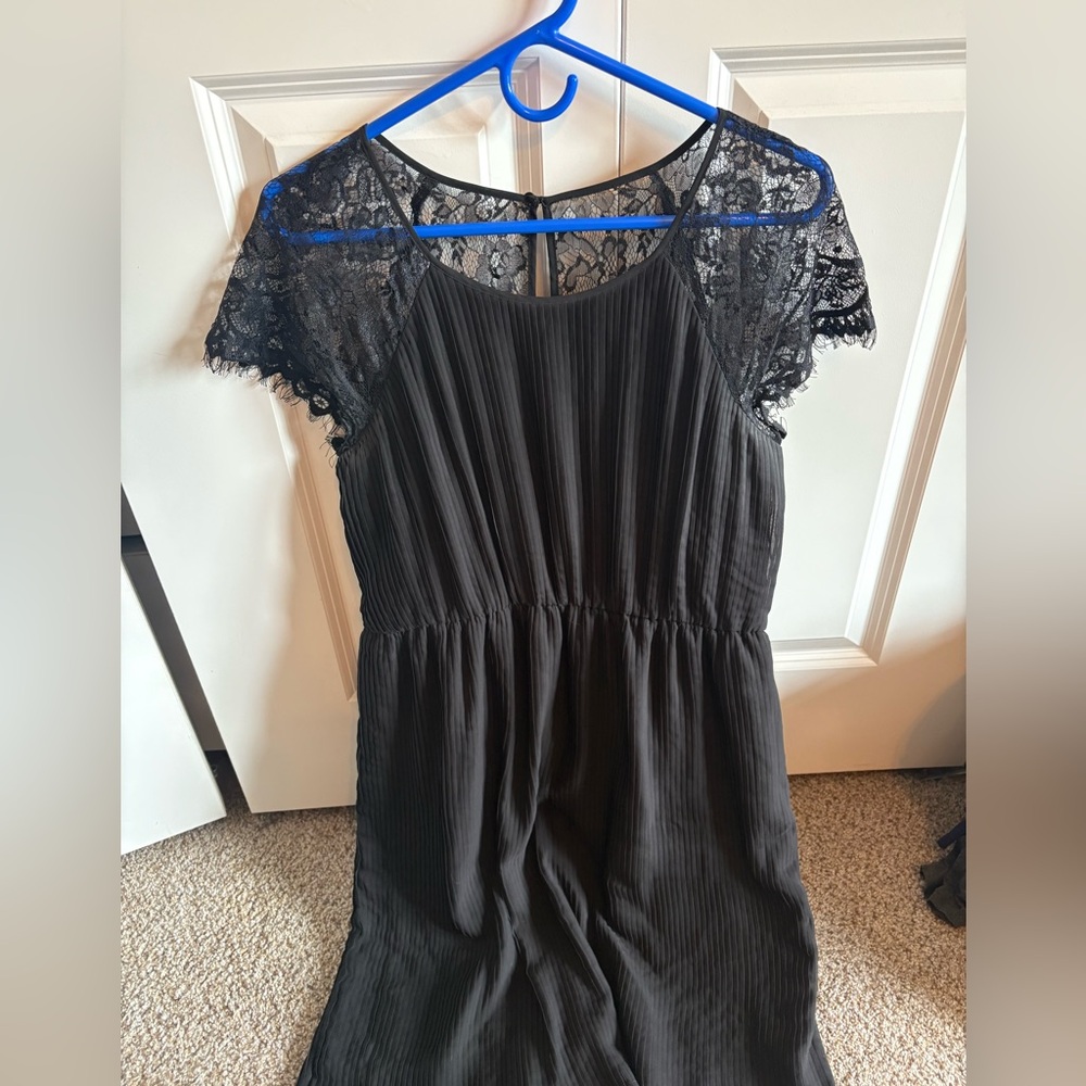 Elegant Black Lace Dress